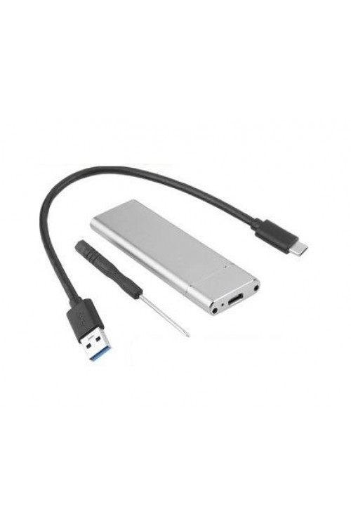 M.2 Sata SSD Ngff To Type C USB 3.0 B-Key Mini Çevirici Adaptör Harici Harddisk Kutusu