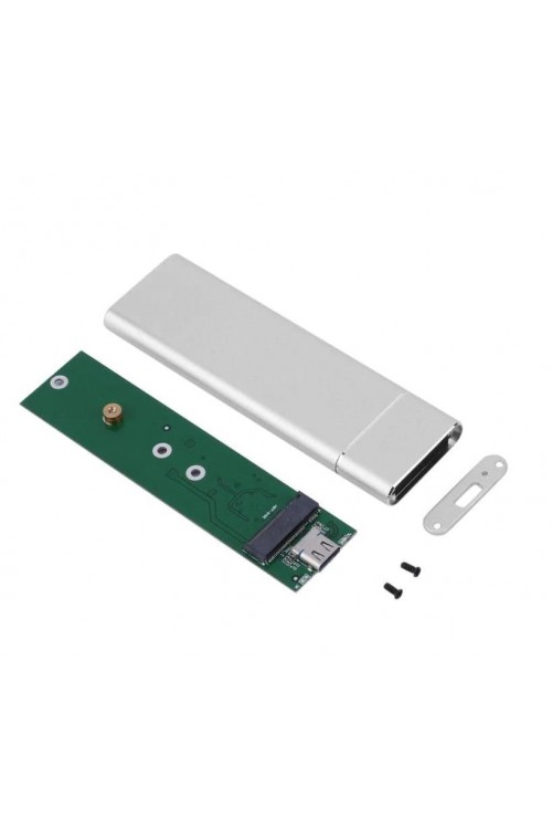 M.2 Sata SSD Ngff To Type C USB 3.0 B-Key Mini Çevirici Adaptör Harici Harddisk Kutusu