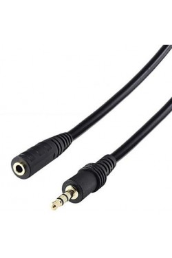 3.5mm Dişi Erkek Kulaklık Stereo Uzatma Kablosu 5 Metre