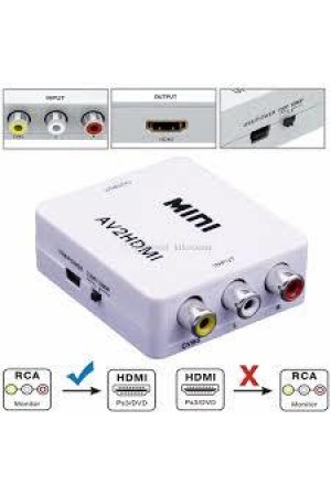 ÇEVIRICI ADAPTÖR AUDIO RCA TO HDMI HDMI OUT RCA IN