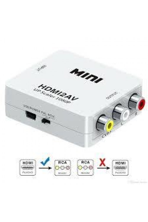 ÇEVIRICI ADAPTÖR AUDIO RCA TO HDMI HDMI OUT RCA IN