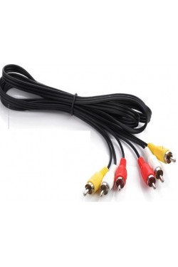 3Rca To 3 Rca Ses Görüntü Tos Scart Kablosu