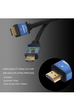 Hdmi 2.0 Lcd Laptop Monitör Görüntü Kablosu 4k Uhd 1.5 Metre